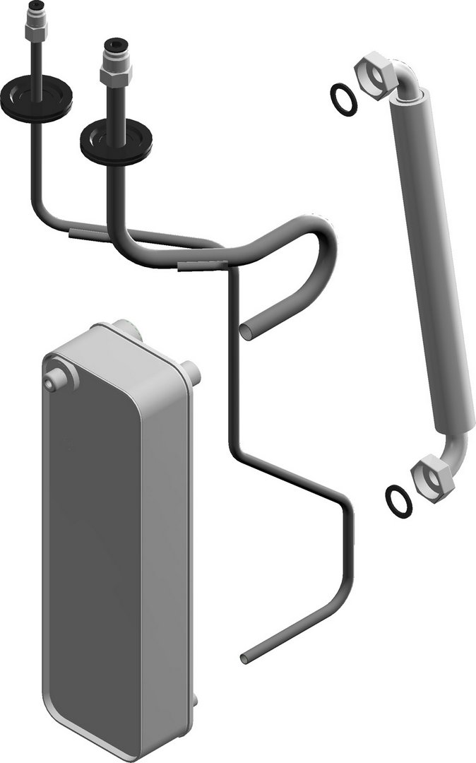 BOSCH Ersatzteil TTNR: 8738210367 Waermetauscher m. Rohrleitung