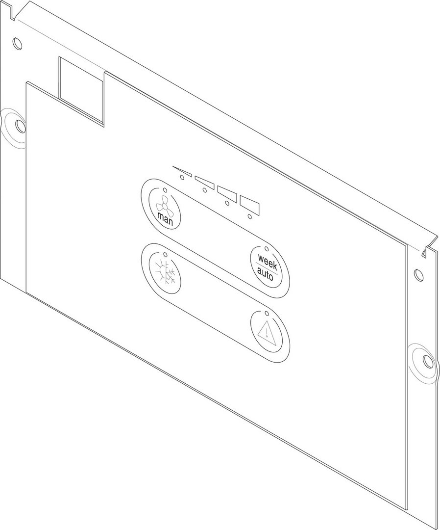 BOSCH Ersatzteil TTNR: 87186663910 Bedienelement (Junkers / Bosch)