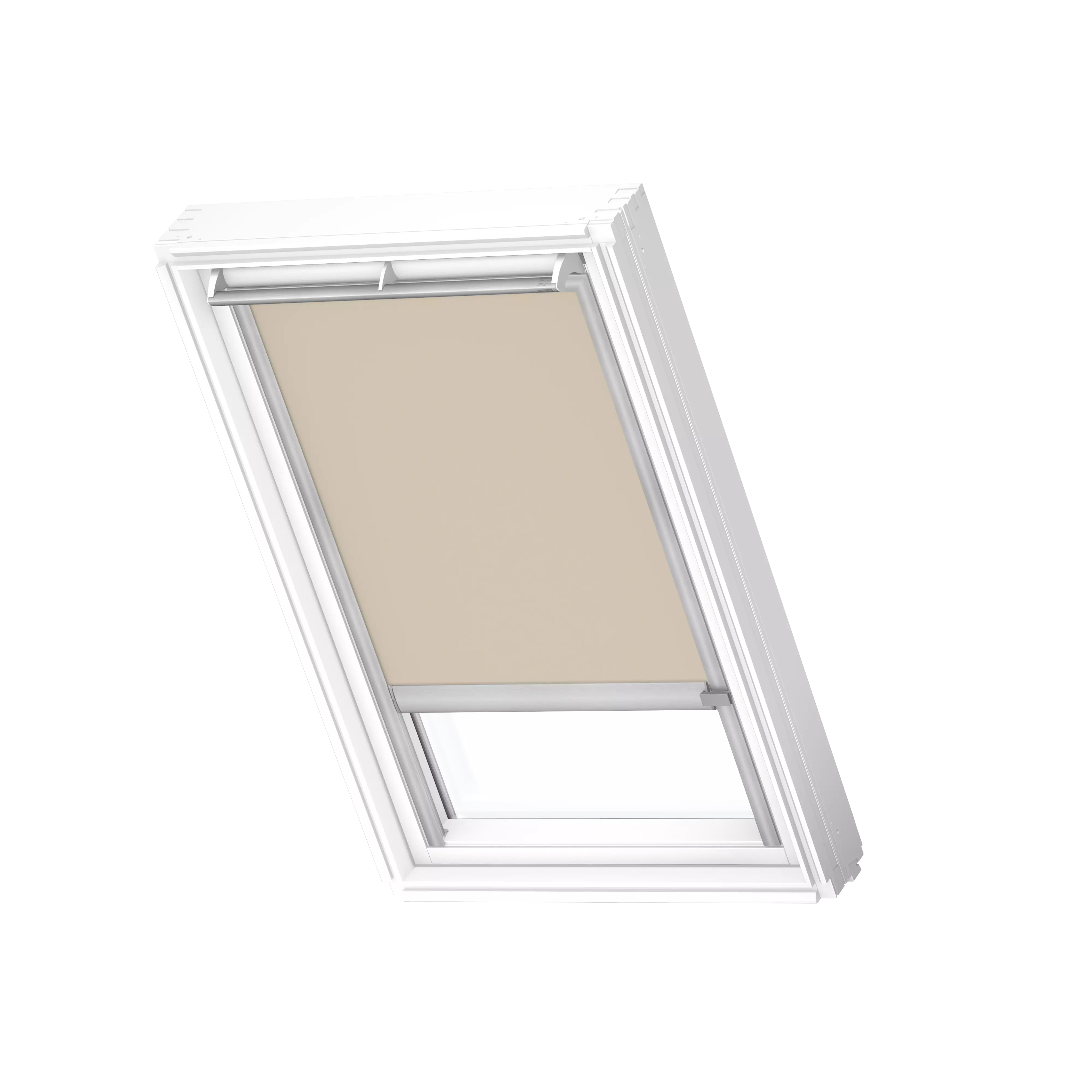 VELUX Verdunkelungs-Rollo elektro Sandbeige, alu Schiene, Premium DML MK10 4556K