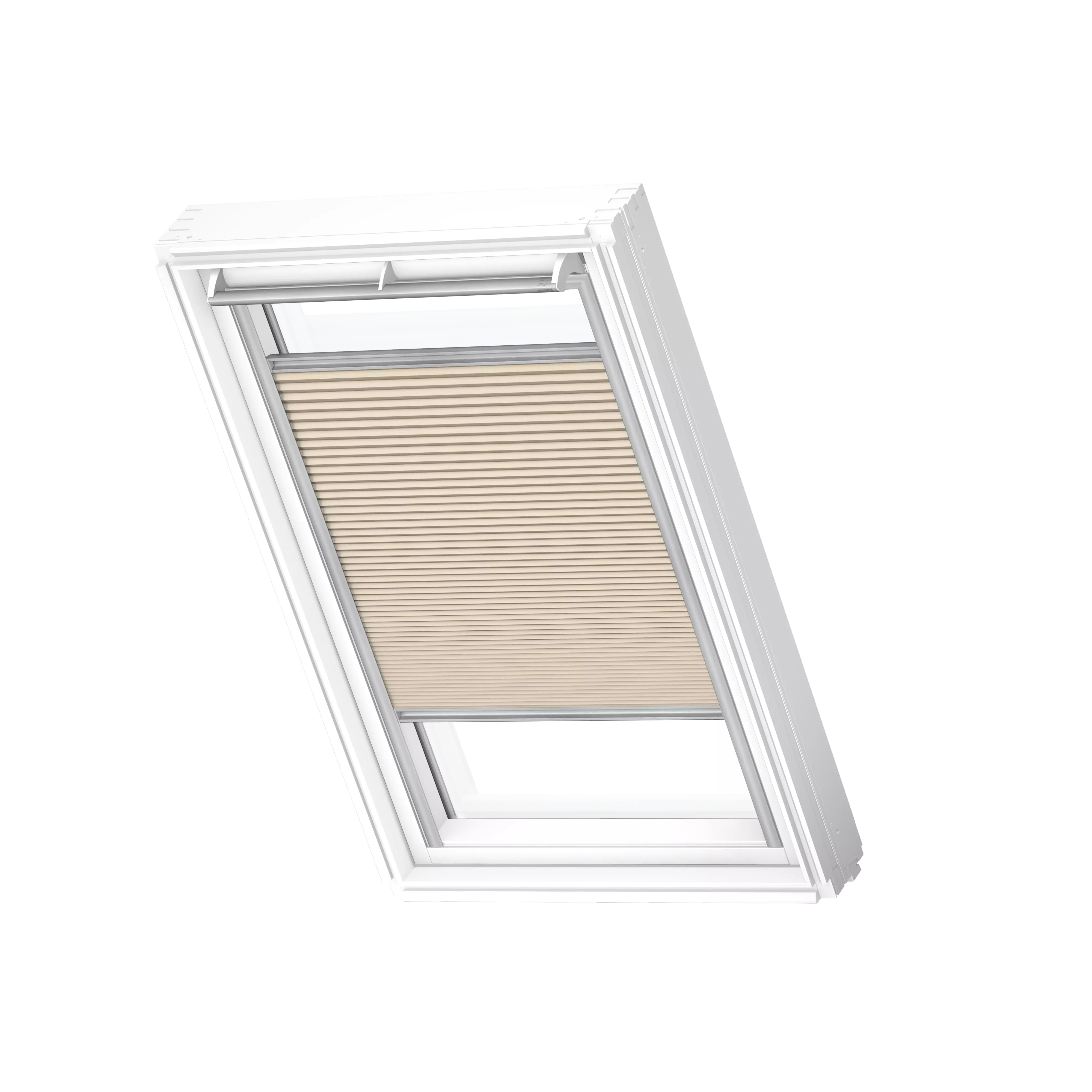VELUX Wabenplissee Beige, alu Schiene, Premium FHC C02 1155S VELUX Wabenplissee Beige, alu Schiene, Premium FHC C02 1155S