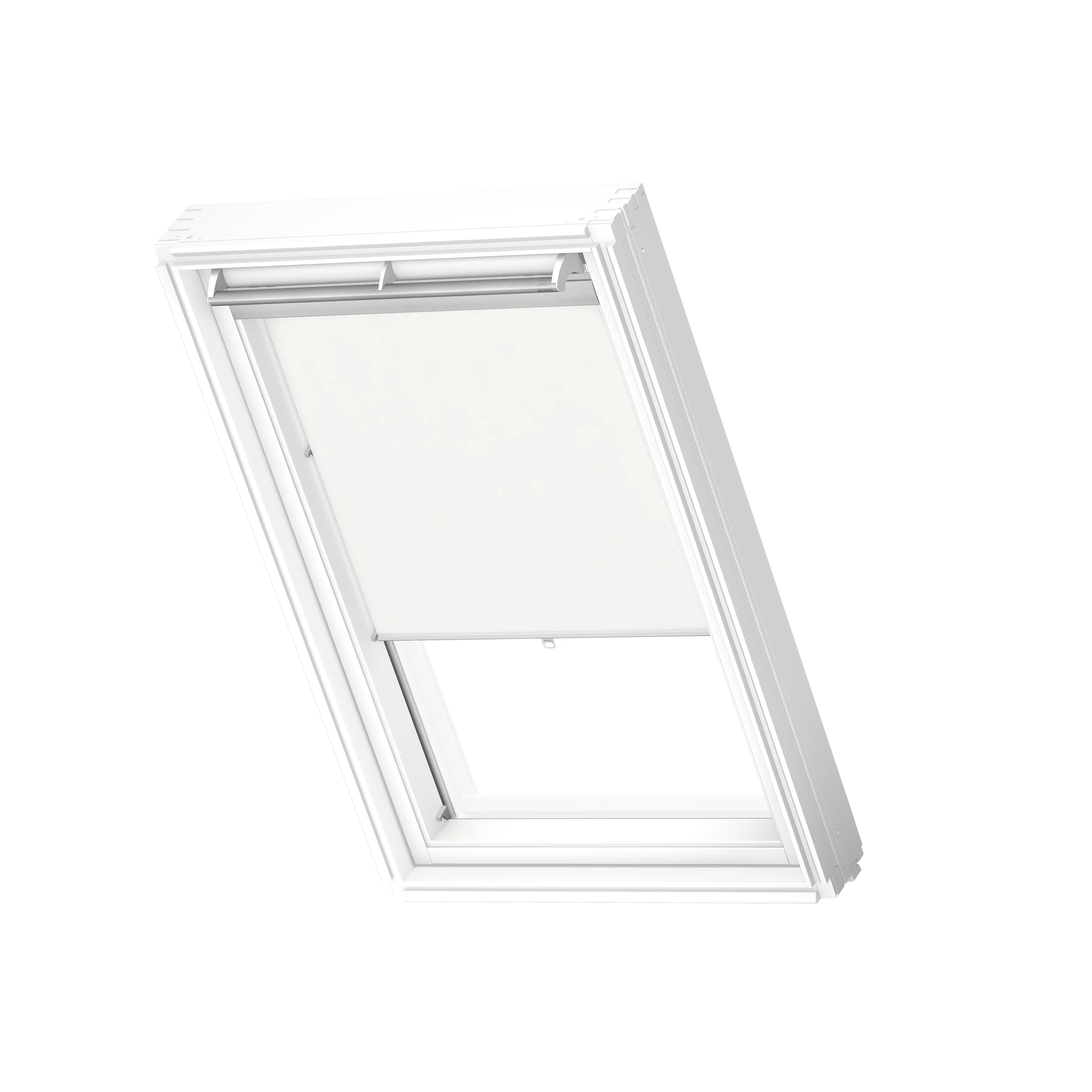 VELUX Rollo mit Haltekrallen Weiss, alu Schiene, Standard RHL Y80 1028