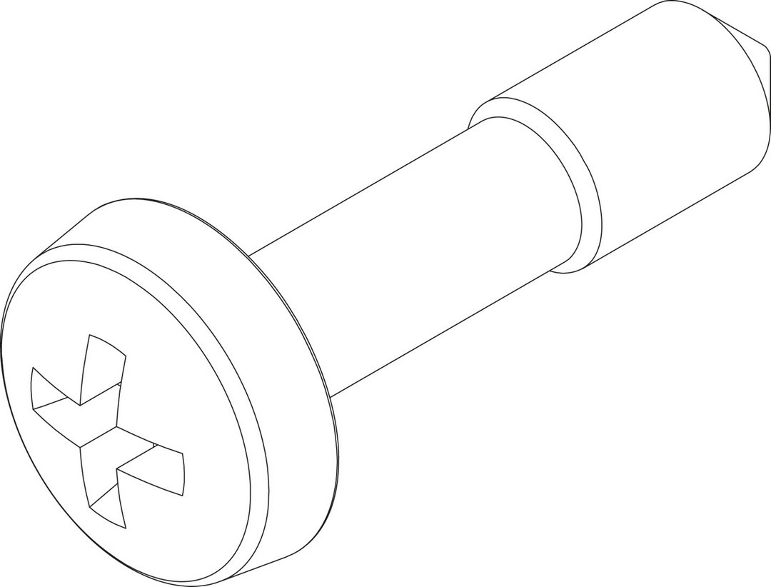 BOSCH Ersatzteil TTNR: 87186618200 Schraube M5x15