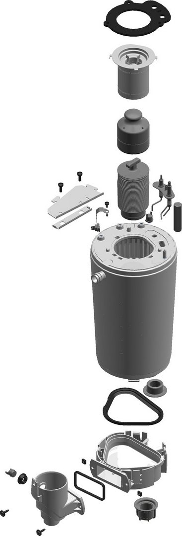 BOSCH Ersatzteil TTNR: 8716766544 Waermetauscher 30kW BOSCH Ersatzteil TTNR: 8716766544 Waermetauscher 30kW