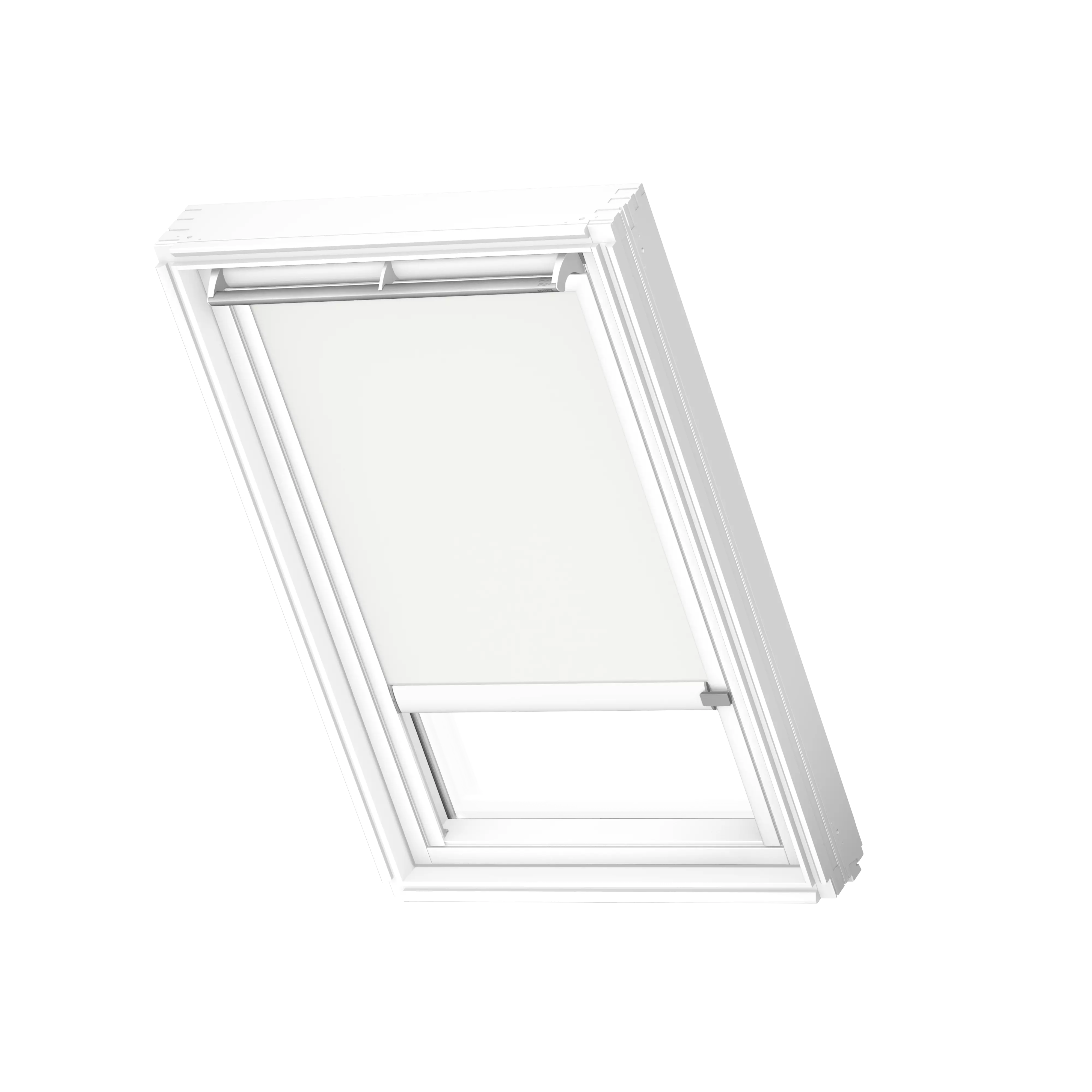 VELUX Verdunkelungs-Rollo solar Weiss, weisse Schiene, Standard DSL P06 1025KWL VELUX Verdunkelungs-Rollo solar Weiss, weisse Schiene, Standard DSL P06 1025KWL