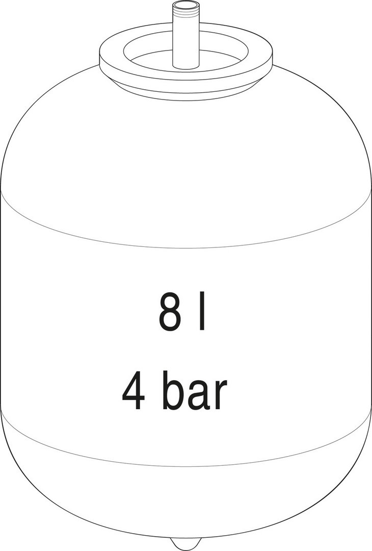 BOSCH Ersatzteil TTNR: 87186689330 Ausdehnungsgefaess DHW