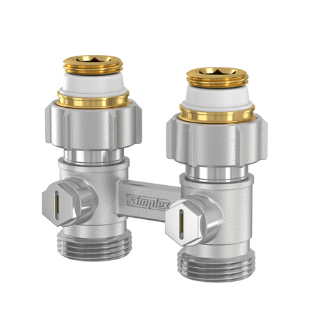 Flamco Hahnblock EXCL. Durchg. D1/50 G3/4i x G3/4a MS vern. m. Nippel F10010 Flamco Hahnblock EXCL. Durchg. D1/50 G3/4i x G3/4a MS vern. m. Nippel F10010