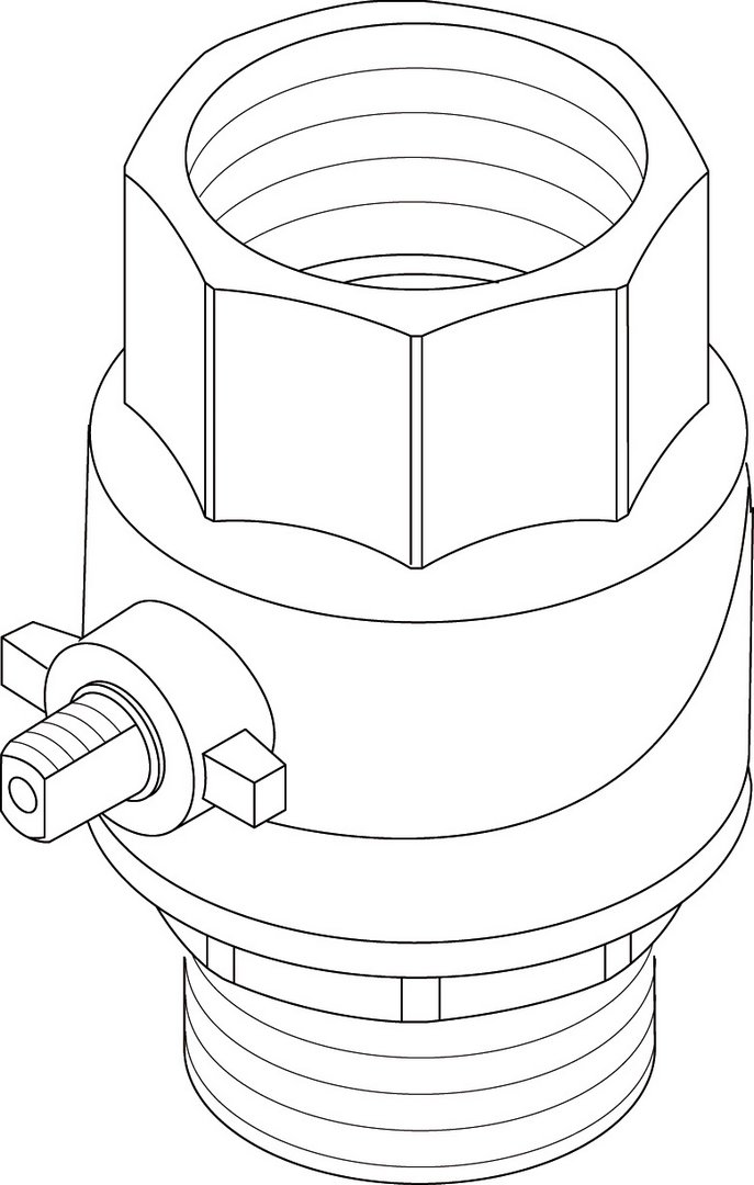 BOSCH Ersatzteil TTNR: 87185320490 Kugelhahn DN40