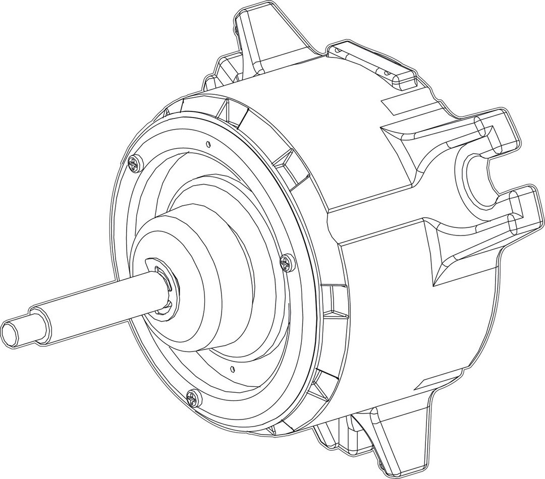 BOSCH Ersatzteil TTNR: 8738206632 Geblaesemotor