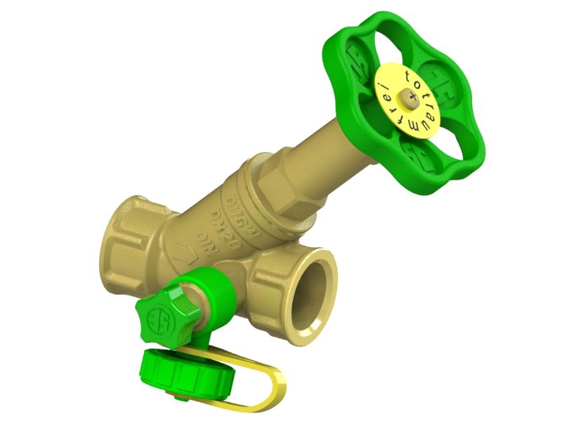 Schloesser JS FREISTROMVENTIL, MUFFENANSCHL. M.E.,N.ST.SP.,DN80,3",PR-MS,DVGW Schloesser JS FREISTROMVENTIL, MUFFENANSCHL. M.E.,N.ST.SP.,DN80,3",PR-MS,DVGW