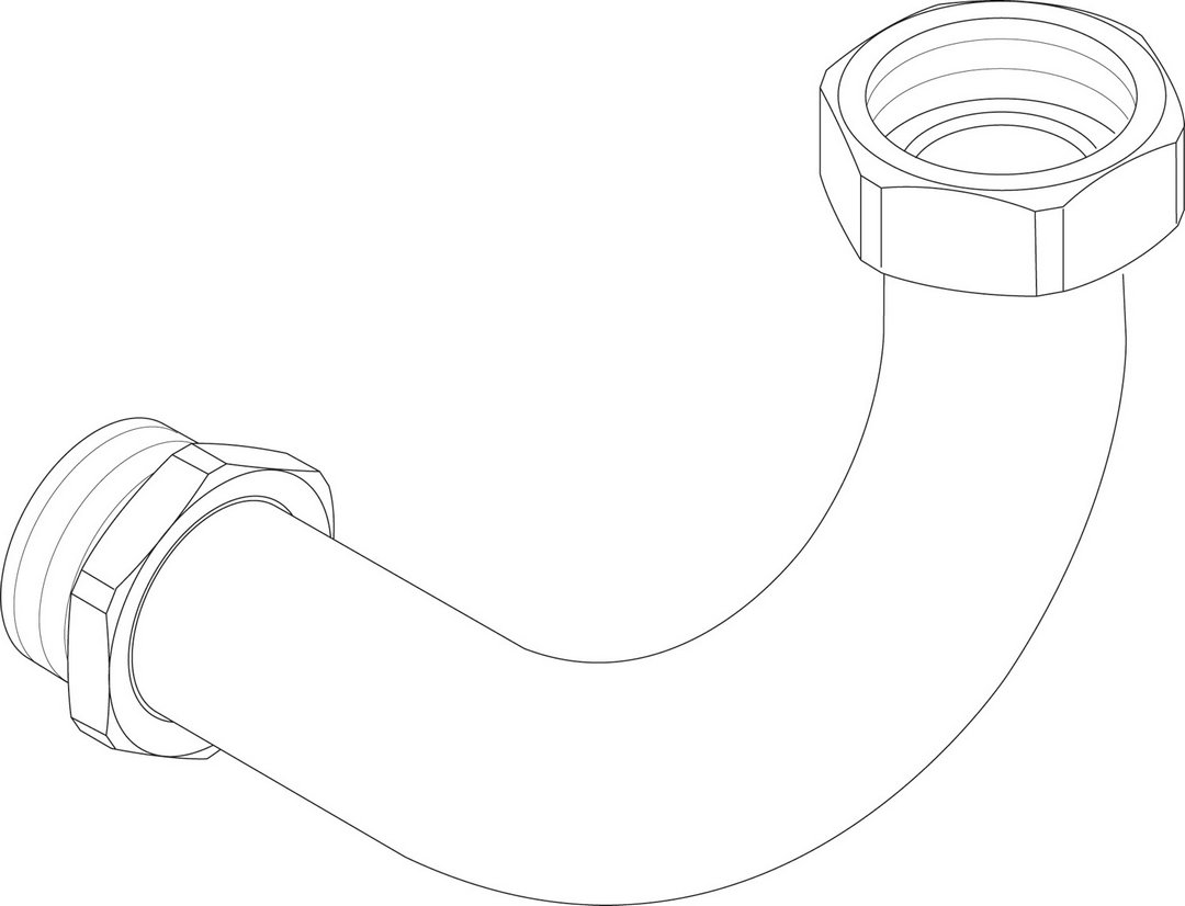 BOSCH Ersatzteil TTNR: 8735300126 Rohr DN40 42 x 1.5 Ruecklauf