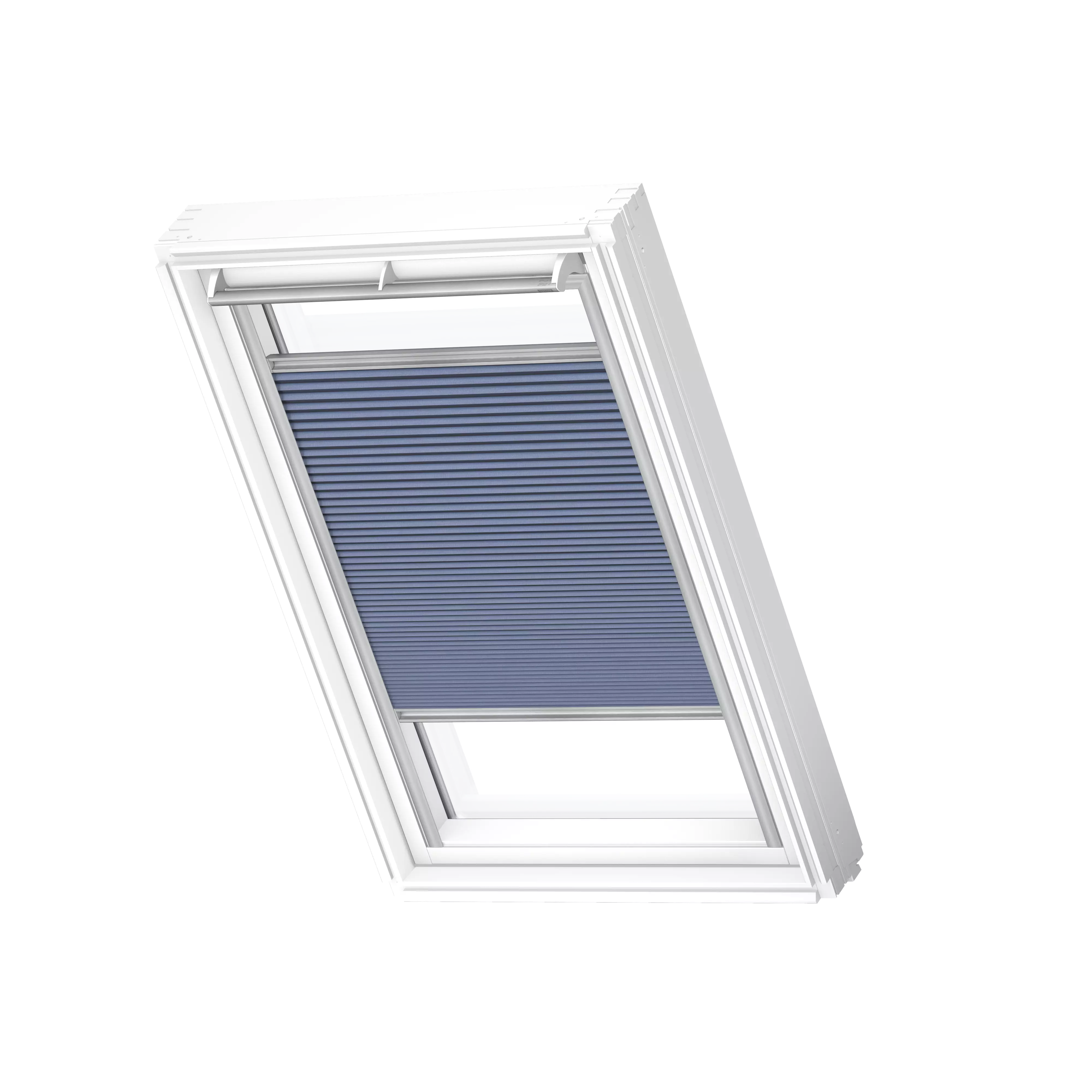 VELUX Wabenplissee Nachtblau, alu Schiene, Premium FHC SK10 1156S
