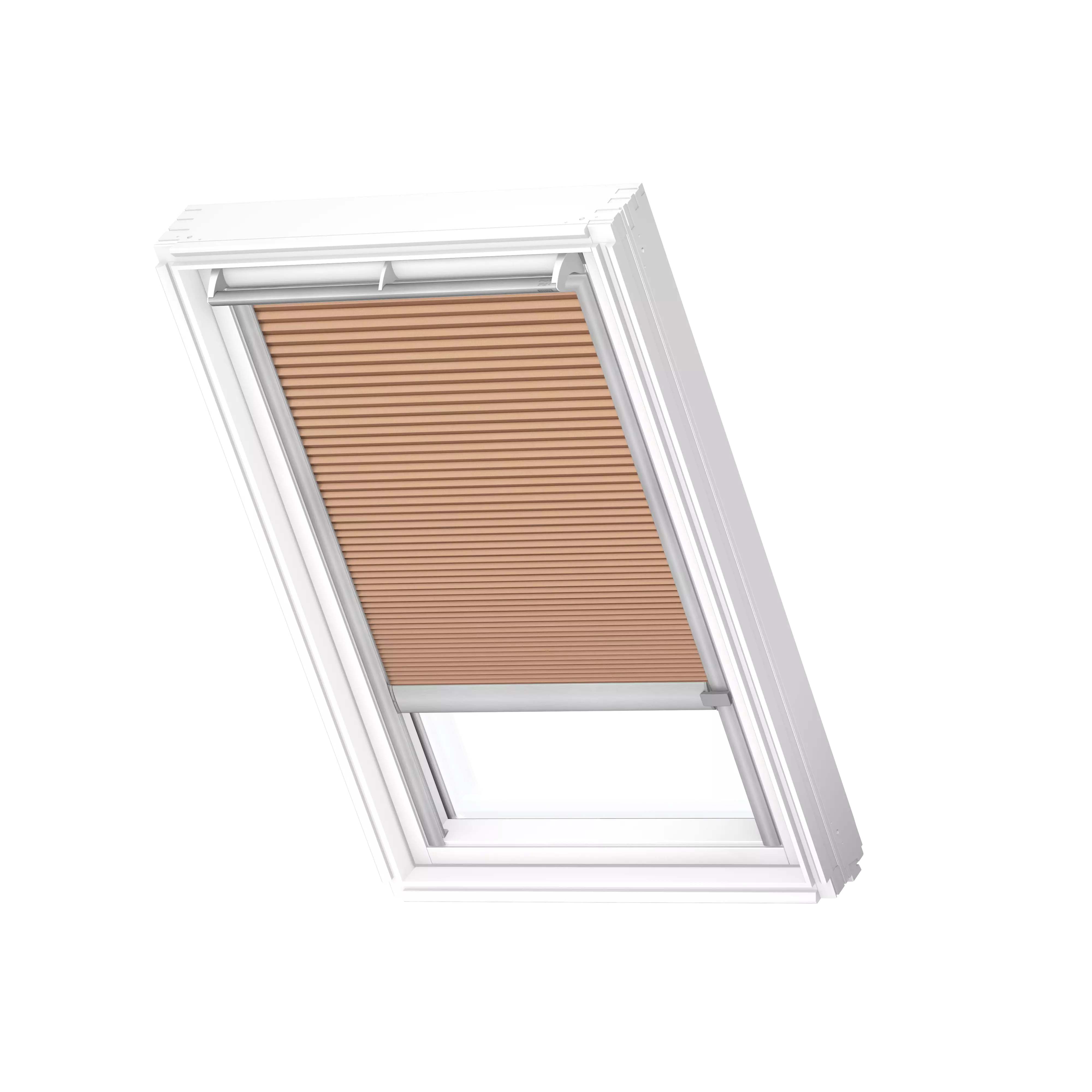 VELUX Wabenplissees elektro Apricot, alu Schiene, Premium FMC MK06 1049K