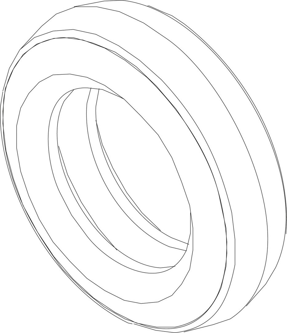 BOSCH Ersatzteil TTNR: 87161064350 Dichtung Sek Wue 15mm