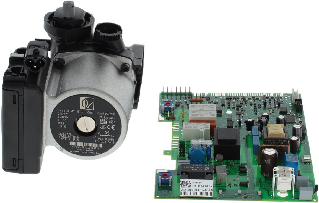 BOSCH Ersatzteil TTNR: 8737714369 Pumpe (UPM 15-70CHG+PCB)