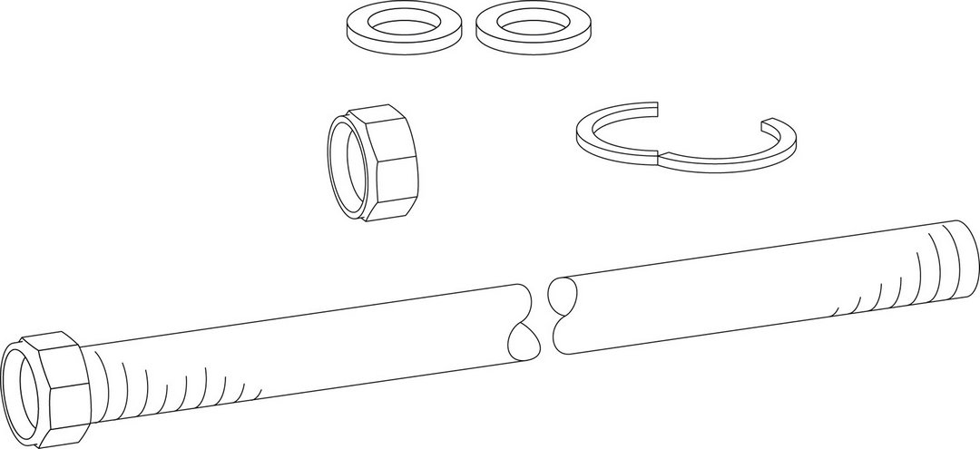 BOSCH Ersatzteil TTNR: 87107352750 Anschlussrohr