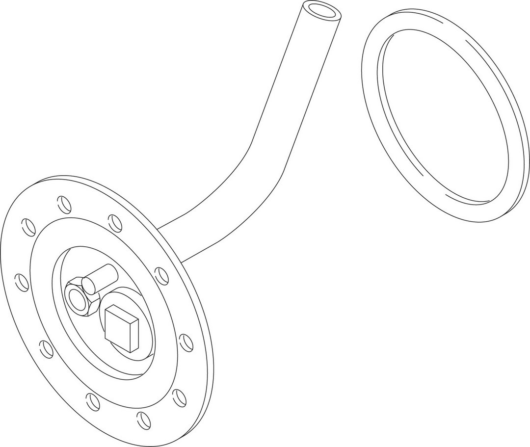 BOSCH Ersatzteil TTNR: 87155031700 Flansch mit Tauchrohr kpl. BOSCH Ersatzteil TTNR: 87155031700 Flansch mit Tauchrohr kpl.