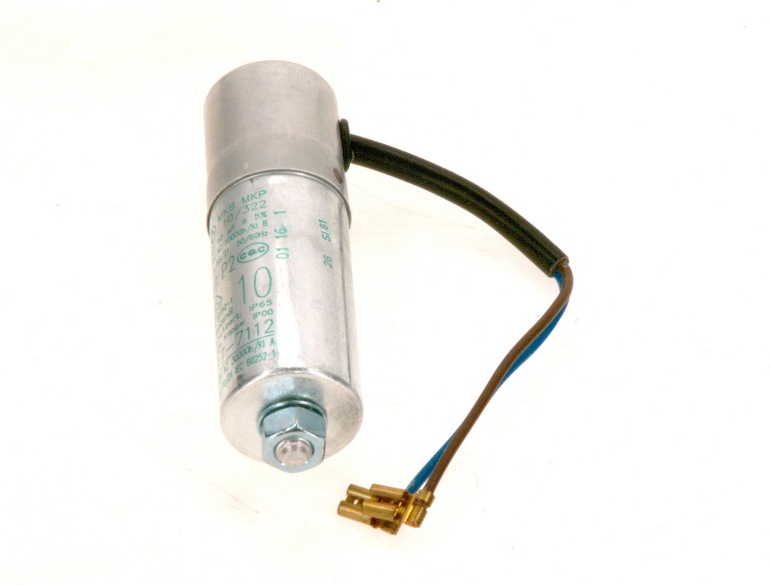 BOSCH Ersatzteil TTNR: 87183105150 Kondensator 10 mF BOSCH Ersatzteil TTNR: 87183105150 Kondensator 10 mF