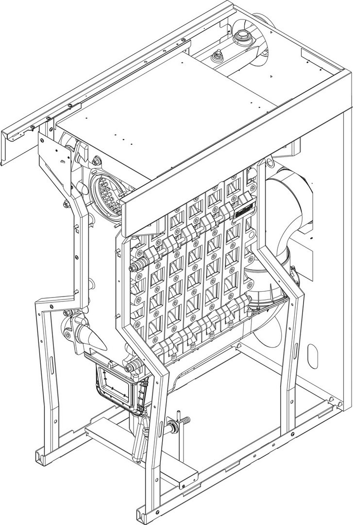 BOSCH Ersatzteil TTNR: 8738804587 Kesselblock CLA-1 7Gld (l) everp BOSCH Ersatzteil TTNR: 8738804587 Kesselblock CLA-1 7Gld (l) everp