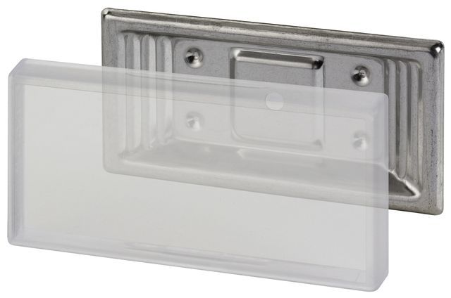 Flamco Anschraub-Schilderhalter Edst., Kunststoff f. Schilder 100 x 50mm F55006 Flamco Anschraub-Schilderhalter Edst., Kunststoff f. Schilder 100 x 50mm F55006