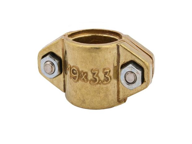 Schloesser JS KLEMMSCHALE, 2-TEILIG SPANNBR. 25-27,DN20,3/4",MESSING Schloesser JS KLEMMSCHALE, 2-TEILIG SPANNBR. 25-27,DN20,3/4",MESSING