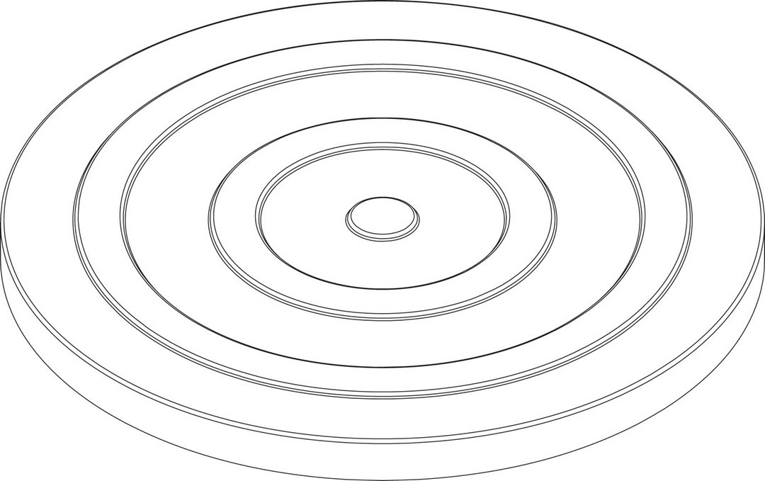 BOSCH Ersatzteil TTNR: 8735100307 Abdeckung Deckel D960 weiss everp