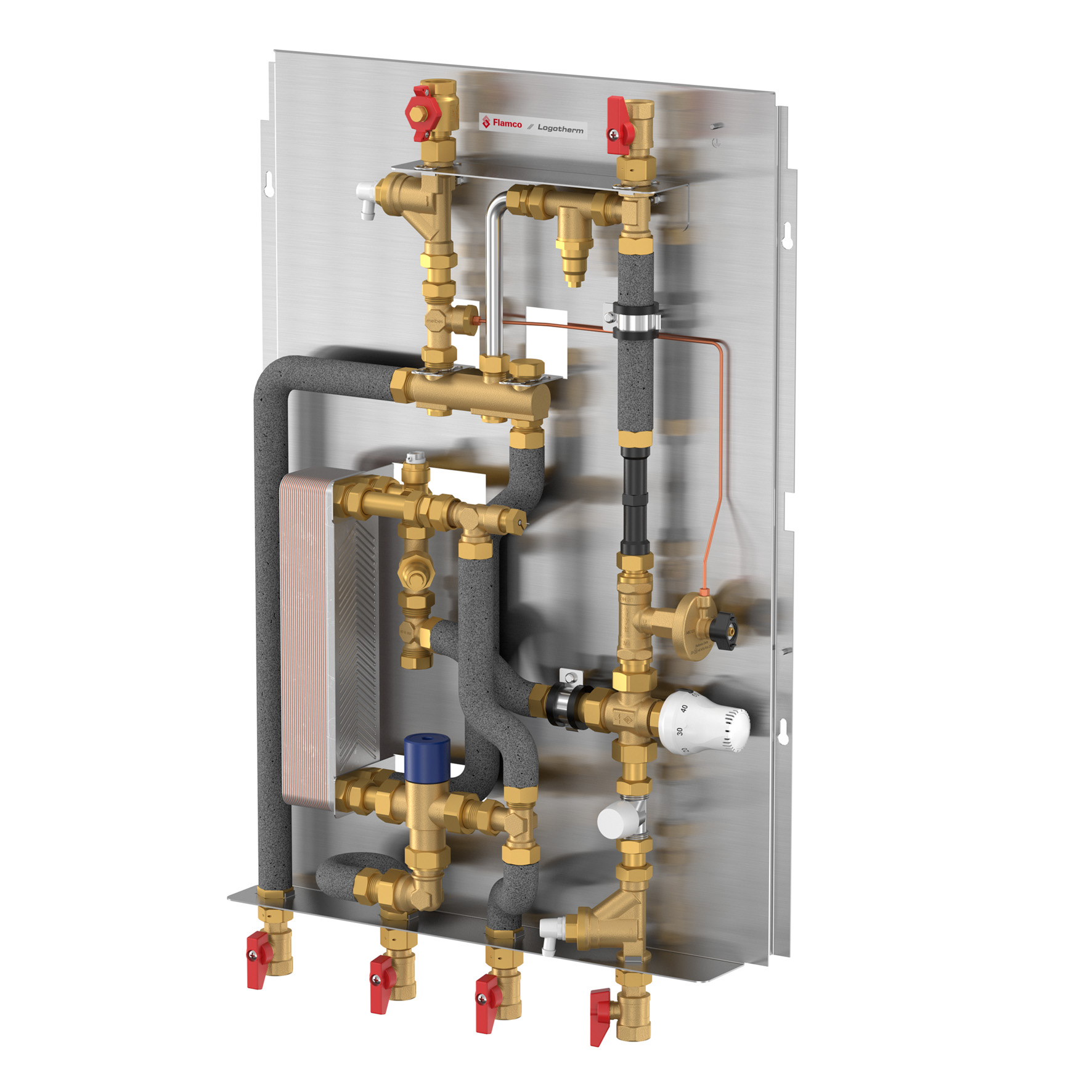 Flamco Wohnungsstation Logothermic G2 BE Compact S-Line UC 2PT M11224.41 Flamco Wohnungsstation Logothermic G2 BE Compact S-Line UC 2PT M11224.41