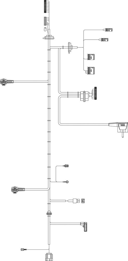 BOSCH Ersatzteil TTNR: 87186678430 Kabelbaum 230V