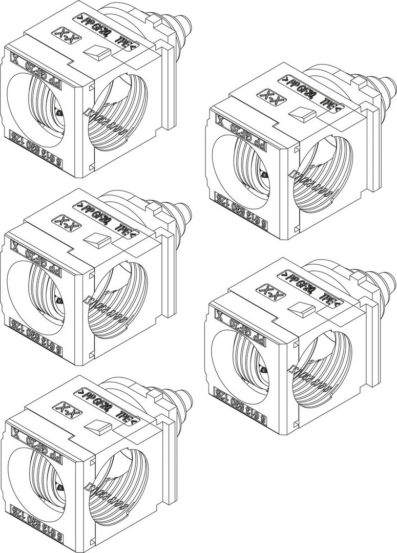 BOSCH Ersatzteil TTNR: 7736700162 Zugentlastung (5x) BOSCH Ersatzteil TTNR: 7736700162 Zugentlastung (5x)