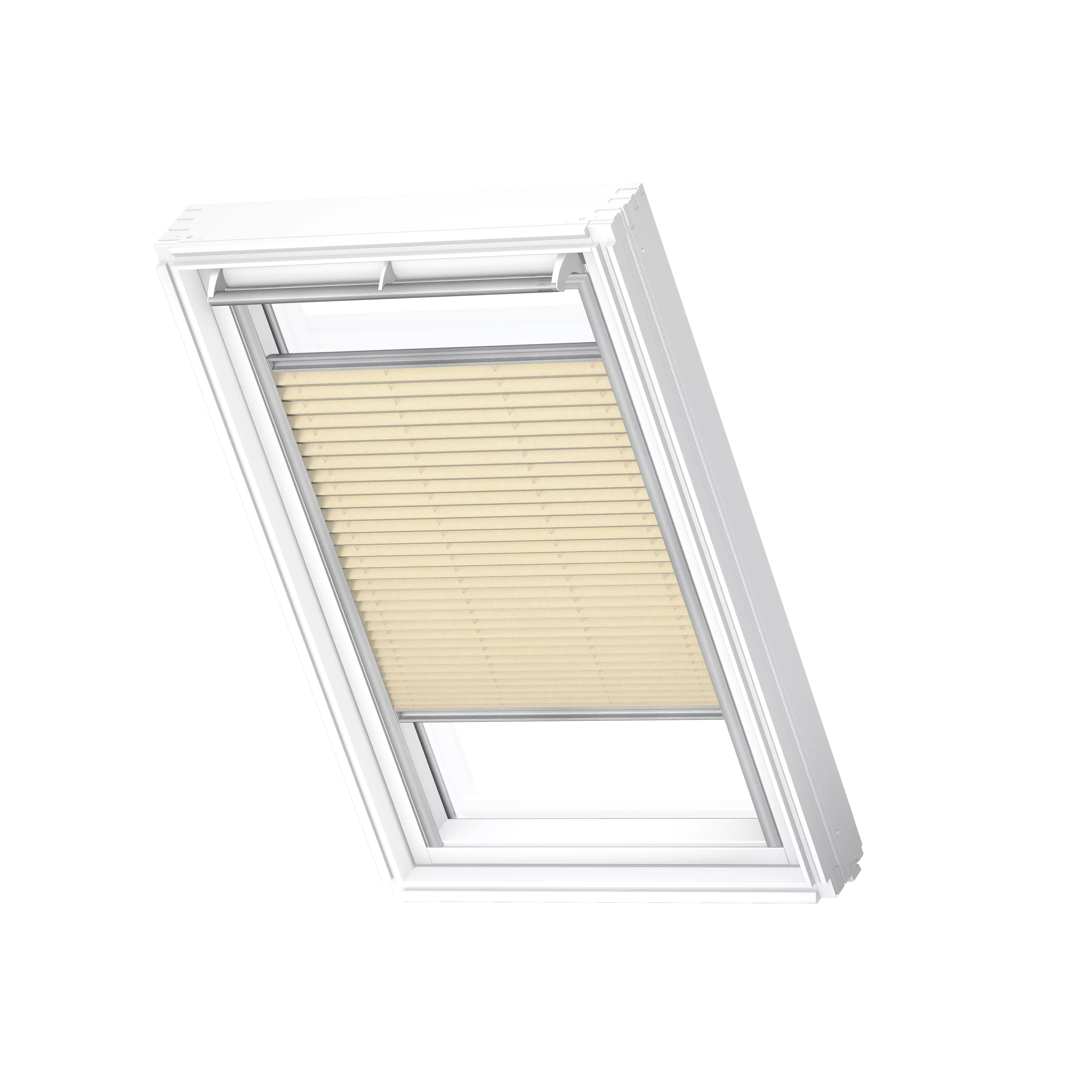 VELUX Plissee manuell Cremebeige, alu Schiene, Premium FHL C02 1278S VELUX Plissee manuell Cremebeige, alu Schiene, Premium FHL C02 1278S
