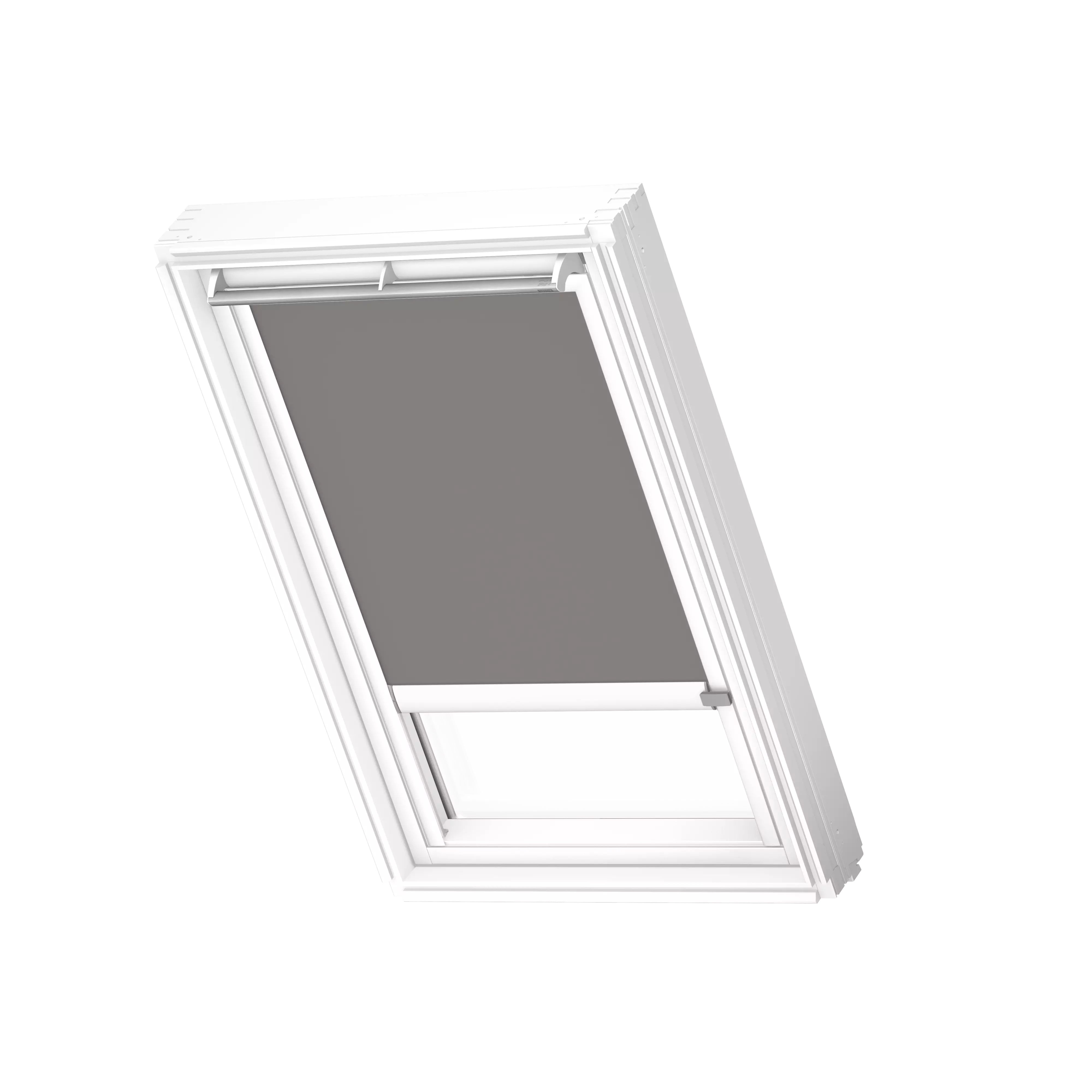 VELUX Verdunkelungs-Rollo elektro Grau, weisse Schiene, Standard DML MK10 0705KWL VELUX Verdunkelungs-Rollo elektro Grau, weisse Schiene, Standard DML MK10 0705KWL