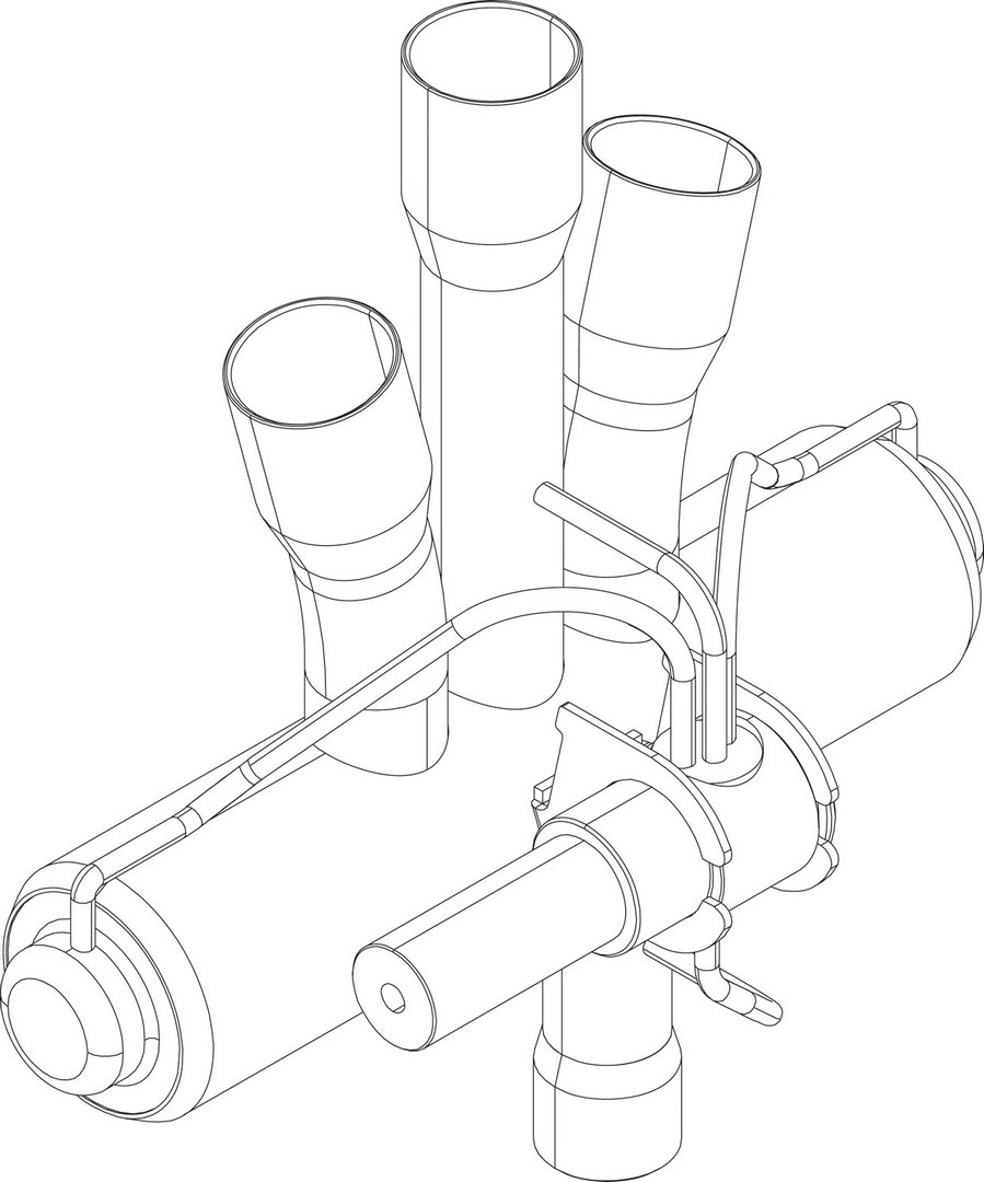 BOSCH Ersatzteil TTNR: 8733703877 4-Wege-Ventil STF-0441G1 13-17 kW BOSCH Ersatzteil TTNR: 8733703877 4-Wege-Ventil STF-0441G1 13-17 kW