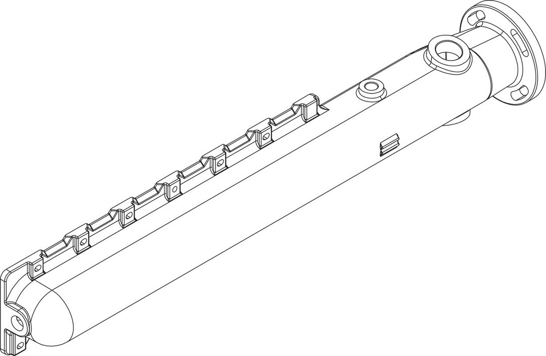 BOSCH Ersatzteil TTNR: 8738804661 Vor- / Ruecklaufrohr CLA-1 6Gld everp