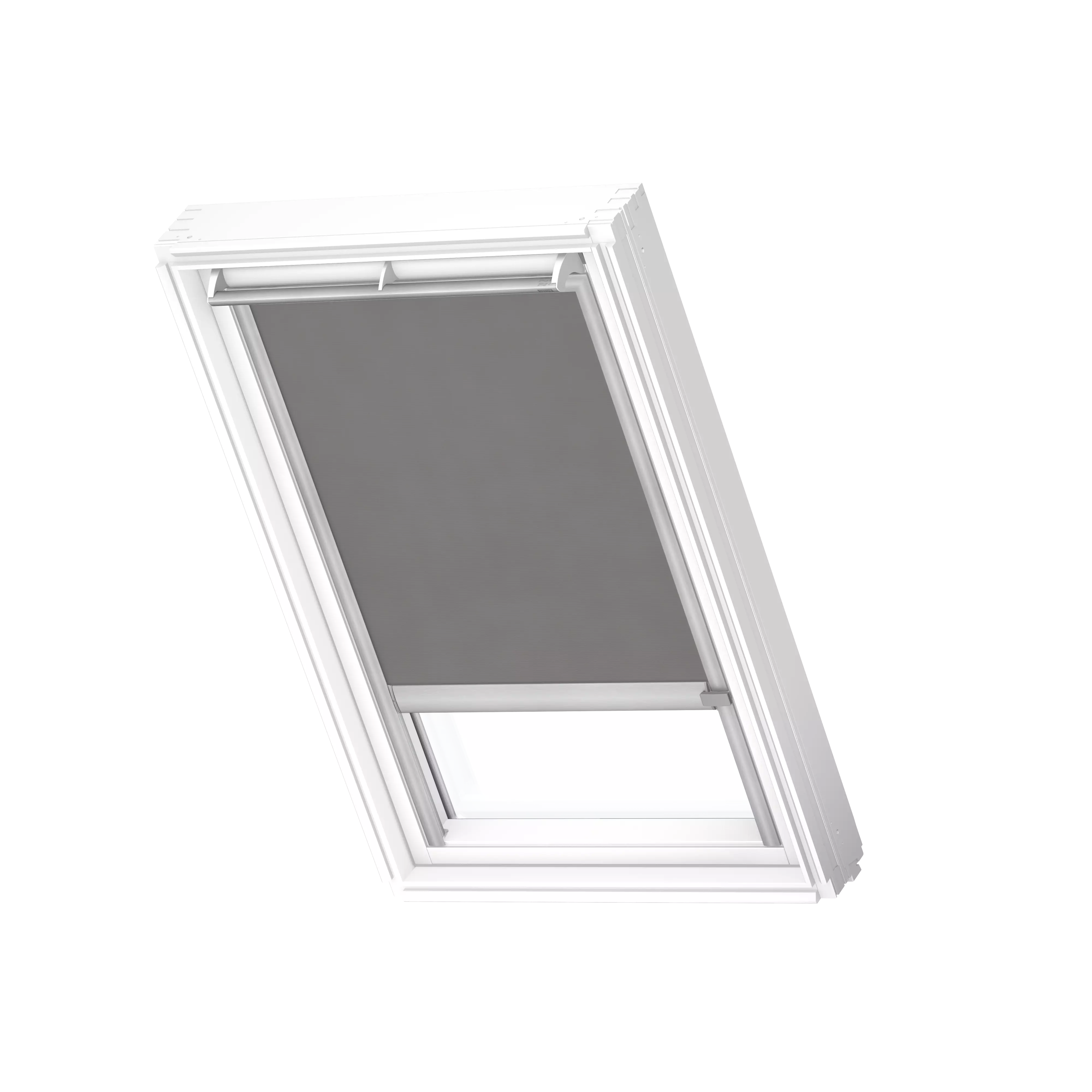 VELUX Sichtschutz-Rollo elektro Grau, alu Schiene, Standard RML P10 4161K