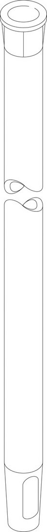 BOSCH Ersatzteil TTNR: 8735100003 Einlaufrohr 1080mm
