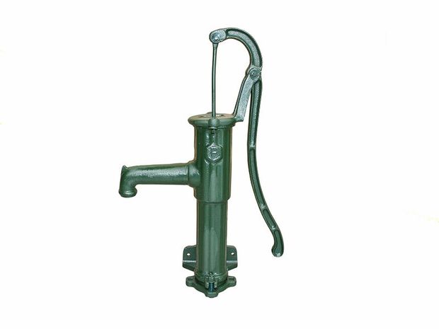 Schloesser JS HANDPUMPE MIT SEITENFL.,TYP 75 SAUGHOEHE BIS 7M WS,1 1/4",GRUEN