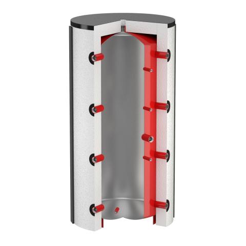 Flamco Pufferspeicher Flamcoextherm PS 500 L aussen pulverbeschichtet, innen unbesch. 18756 Flamco Pufferspeicher Flamcoextherm PS 500 L aussen pulverbeschichtet, innen unbesch. 18756