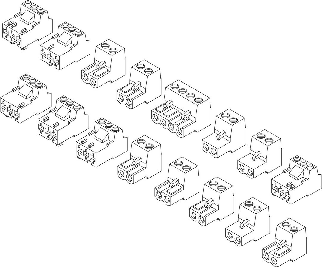 BOSCH Ersatzteil TTNR: 8738206040 Stecker Set BOSCH Ersatzteil TTNR: 8738206040 Stecker Set