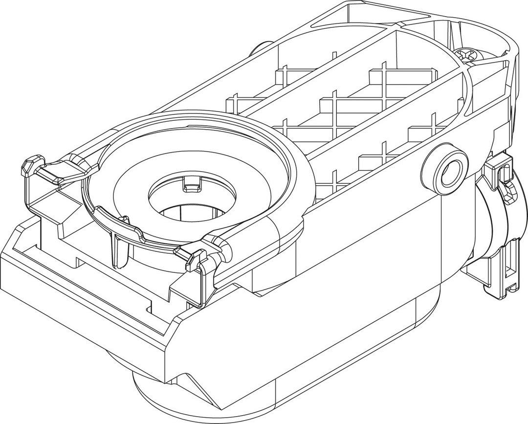 BOSCH Ersatzteil TTNR: 87186675360 Schmutzsammler mit Hebel