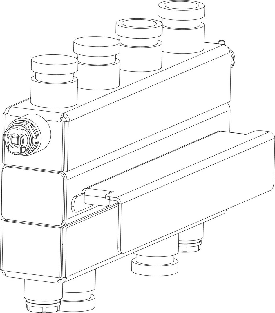 BOSCH Ersatzteil TTNR: 87186653200 Verteiler Weiche BOSCH Ersatzteil TTNR: 87186653200 Verteiler Weiche