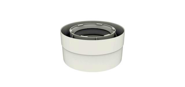 Wolf Abgas-Anschlussadapter für CGB-2-38/55 1731795