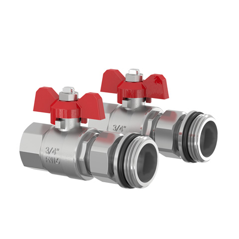 Flamco Verteileranschluss-Set BASIC waagr. DN20 G3/4i x G1a MS vern. F14018 Flamco Verteileranschluss-Set BASIC waagr. DN20 G3/4i x G1a MS vern. F14018