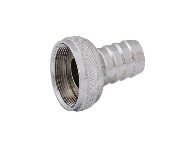 Schloesser JS MS-SCHLAUCHVERSCHRAUBUNG,2-TLG FLACHDICHTEND,1/2"xM22/1,CHROM
