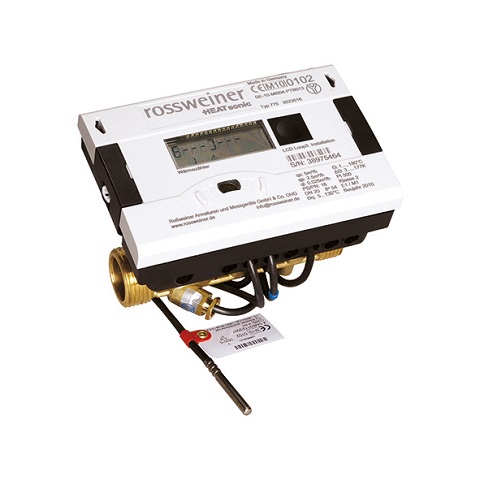 Flamco Heatsonic, US-Waermezaehler, qp0,6cbm/h DN15-G3/4, 110mm, Ruecklauf, Funk M1282001V0007