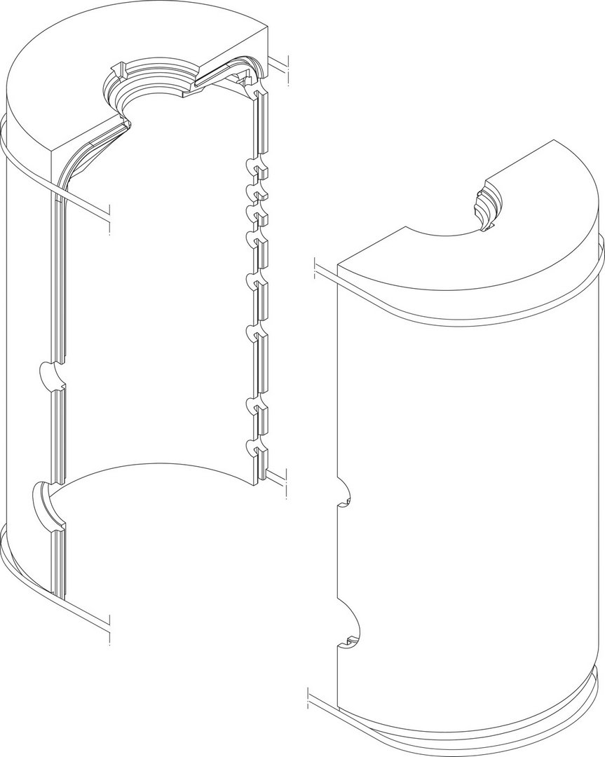 BOSCH Ersatzteil TTNR: 8735100339 Waermeschutz Speicher S1000 everp
