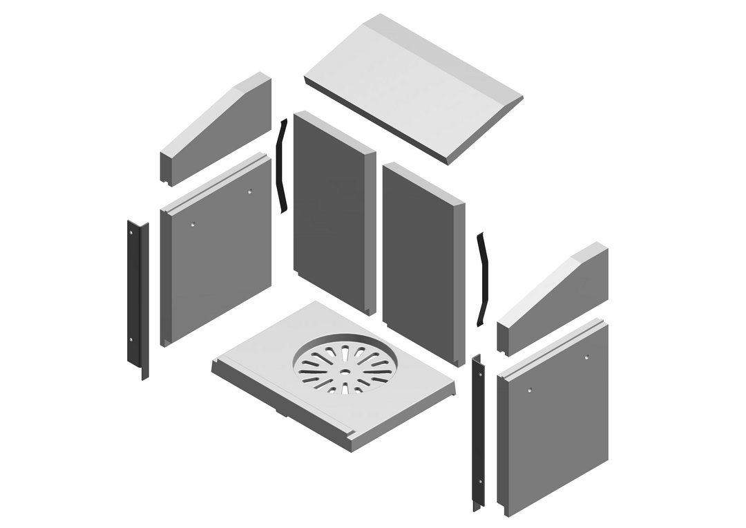 BOSCH Ersatzteil TTNR: 63016276 Schamottegarnitur Typ 1,2,6 everp BOSCH Ersatzteil TTNR: 63016276 Schamottegarnitur Typ 1,2,6 everp