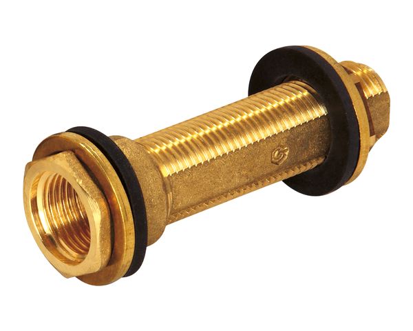 Flamco 1/2" IG-Wandscheibe, L=120mm Wandstaerke 55-85mm, Verdrehschutz, SW17 M1393090 Flamco 1/2" IG-Wandscheibe, L=120mm Wandstaerke 55-85mm, Verdrehschutz, SW17 M1393090