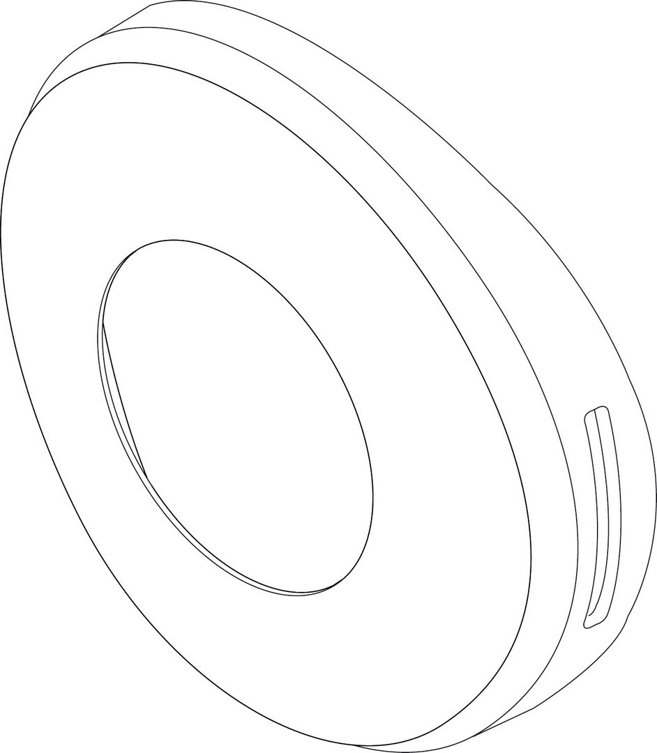 BOSCH Ersatzteil TTNR: 87185422520 Abdeckung Handloch PS D260-125 weiss