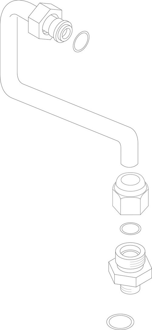 BOSCH Ersatzteil TTNR: 7100833 Verbindungsrohr Armatur/Brenner kpl BOSCH Ersatzteil TTNR: 7100833 Verbindungsrohr Armatur/Brenner kpl