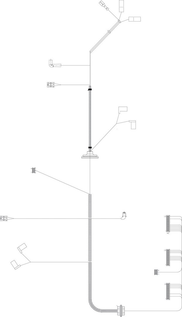 BOSCH Ersatzteil TTNR: 87186436050 Kabelbaum
