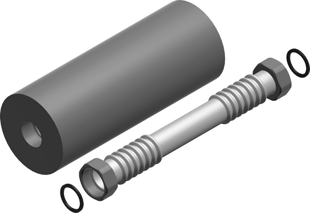 BOSCH Ersatzteil TTNR: 67901388 Metallwellschlauch DN25 800mm everp